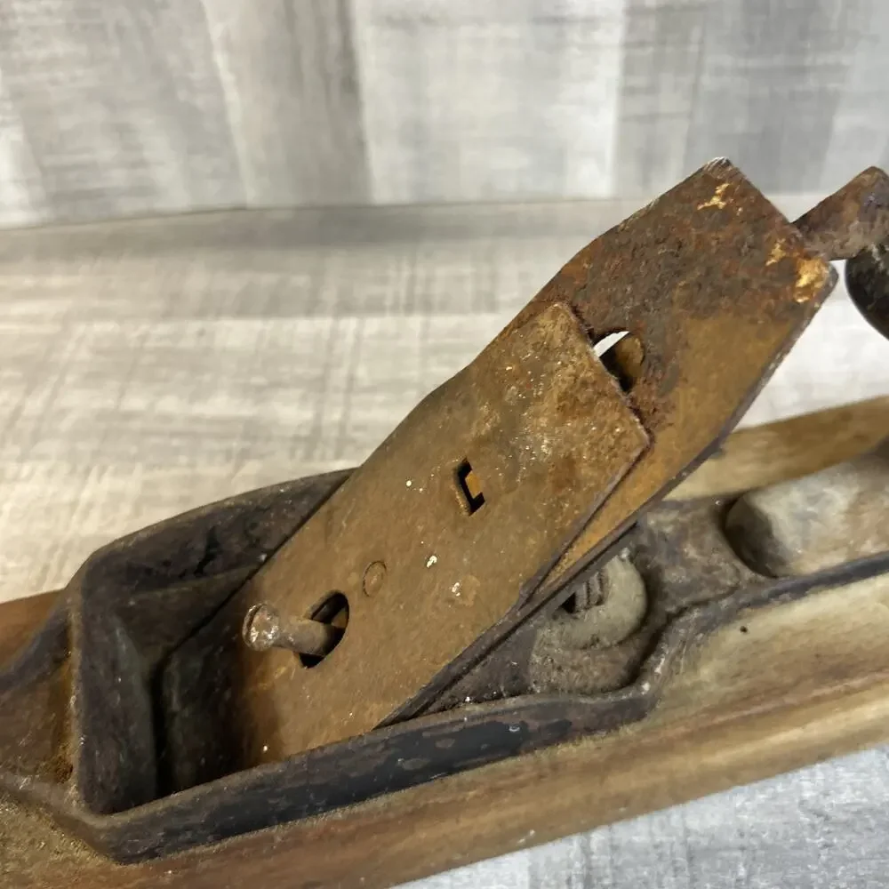 VTG Stanley Traditions Plane Wooden 16”Wood Plane Primitive Tool - Picture 4 of 10